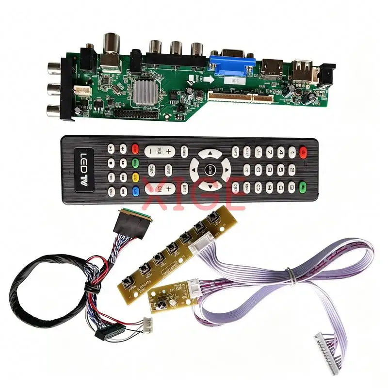 Controller Drive Board Fit N101L6 LTN101NT02 HT101WSB N101LGE 1024x600 DVB/USB/AV/VGA/HDMI LVDS-40 Pin 1024*600 Laptop Panel Kit
Controller Drive Board Fit N101L6 LTN101NT02 HT101WSB N101LGE 1024x600 DVB/USB/AV/VGA/HDMI LVDS-40 Pin 1024*600 Laptop Panel Kit