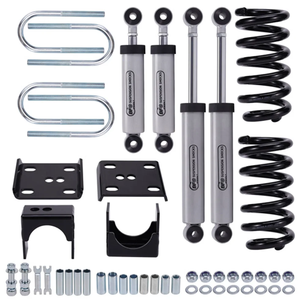 3" / 5" Drop Coil Springs and Shocks Flip Kit Fit for Chevrolet / GMC Trucks 1973-1987
3" / 5" Drop Coil Springs and Shocks Flip Kit Fit for Chevrolet / GMC Trucks 1973-1987
