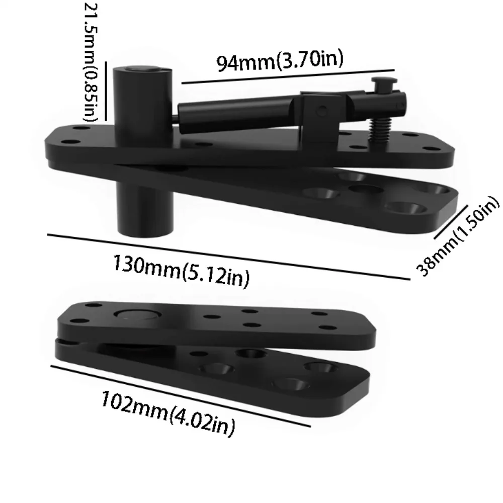 Heavy Duty Hidden Door Hinge Stainless Steel 500 Lb Load Bearing Door Pivot Upper And Lower Hinge 360° Rotating
Heavy Duty Hidden Door Hinge Stainless Steel 500 Lb Load Bearing Door Pivot Upper And Lower Hinge 360° Rotating
