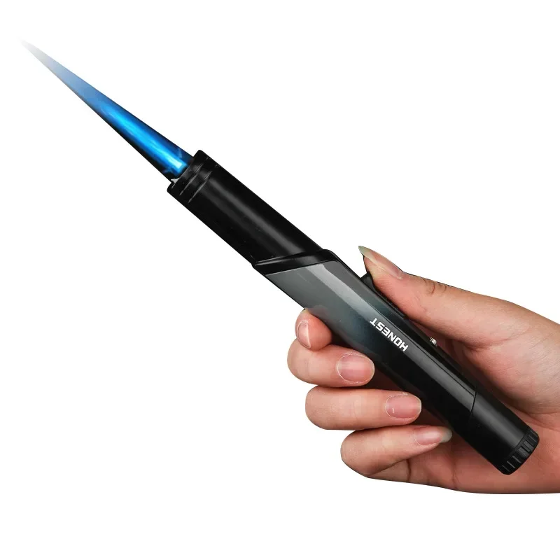 HONEST Creative Metal Pen Style Gas Lighter 1300℃ High Temperature Torch for Men Outdoor Kitchen Barbecue Jewelry Welding Tool
HONEST Creative Metal Pen Style Gas Lighter 1300℃ High Temperature Torch for Men Outdoor Kitchen Barbecue Jewelry Welding Tool