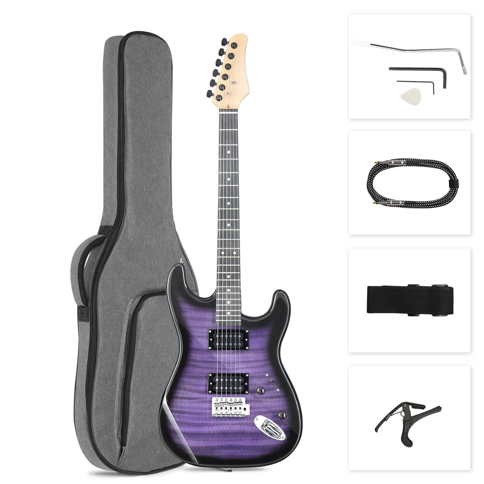 39in KST Electric Guitar School Band for Beginner With 20W Amp
39in KST Electric Guitar School Band for Beginner With 20W Amp