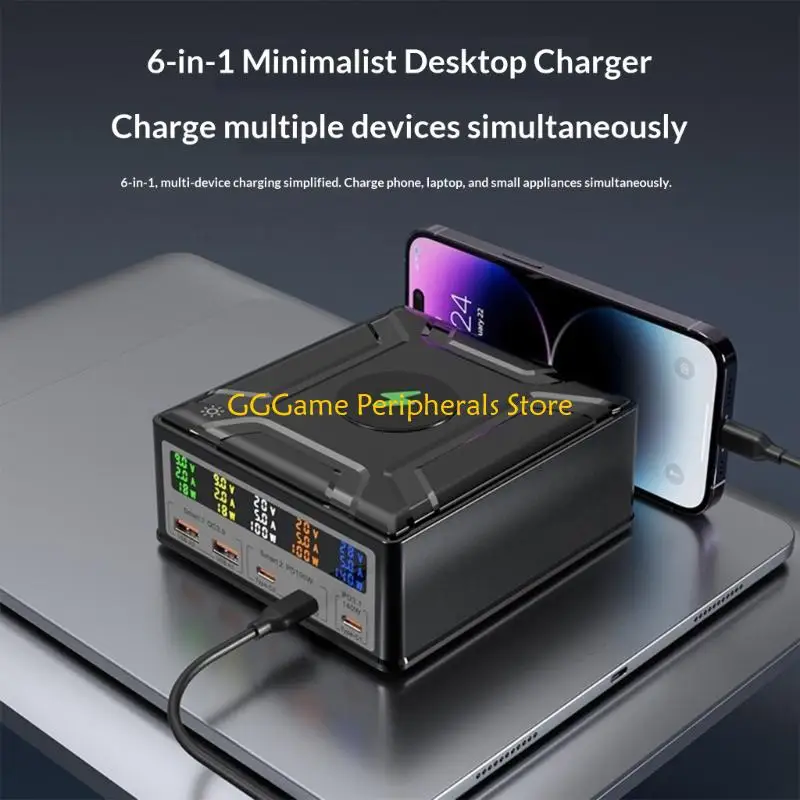 U55B 260W Intelligent Charging Solution ABS Charging Base for Phones Tablets & Laptops
U55B 260W Intelligent Charging Solution ABS Charging Base for Phones Tablets & Laptops