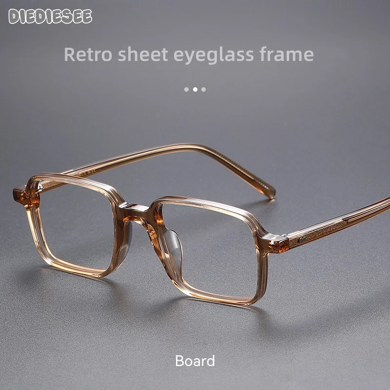 DIEDESEE Large Face Anti Blue Light Sheet Eyeglass Frame Myopia Eyeglass Frame Square Optical Prescription Eyeglass Frame 56001
DIEDESEE Large Face Anti Blue Light Sheet Eyeglass Frame Myopia Eyeglass Frame Square Optical Prescription Eyeglass Frame 56001