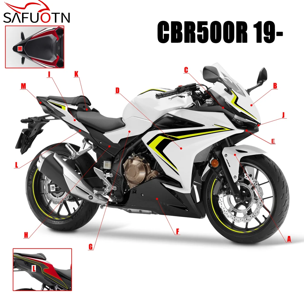 Обтекатели CBR500R, защита рамы кузова панели для Honda CBR 500R 2019-2023 2022, неокрашенные Аксессуары для мотоцикла
Обтекатели CBR500R, защита рамы кузова панели для Honda CBR 500R 2019-2023 2022, неокрашенные Аксессуары для мотоцикла