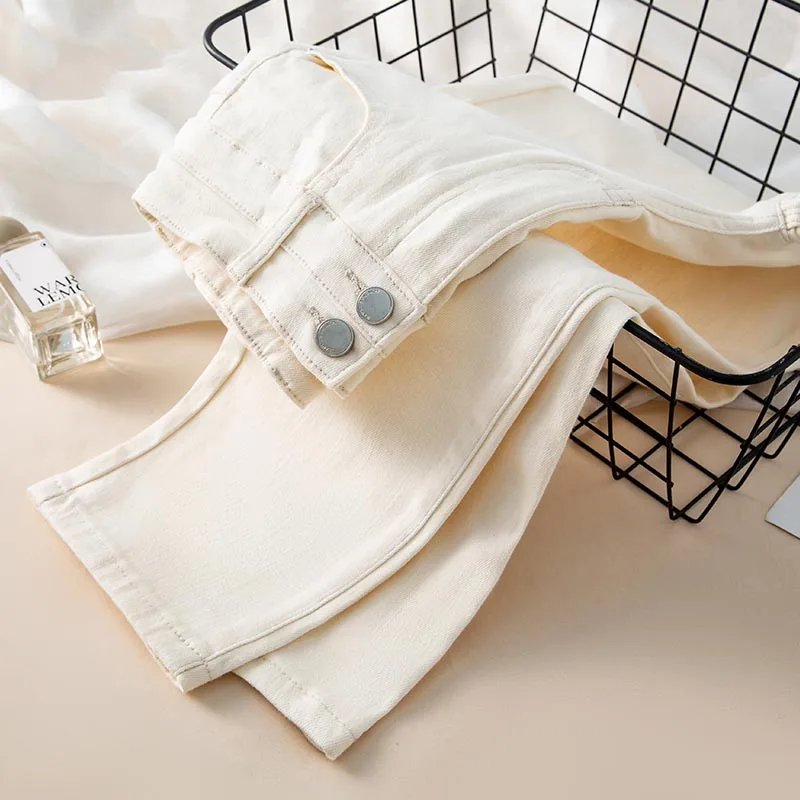 2025 New High-Waisted Casual Slimming Loose Breathable Off-White Wide-Leg Straight Jeans for Women
2025 New High-Waisted Casual Slimming Loose Breathable Off-White Wide-Leg Straight Jeans for Women