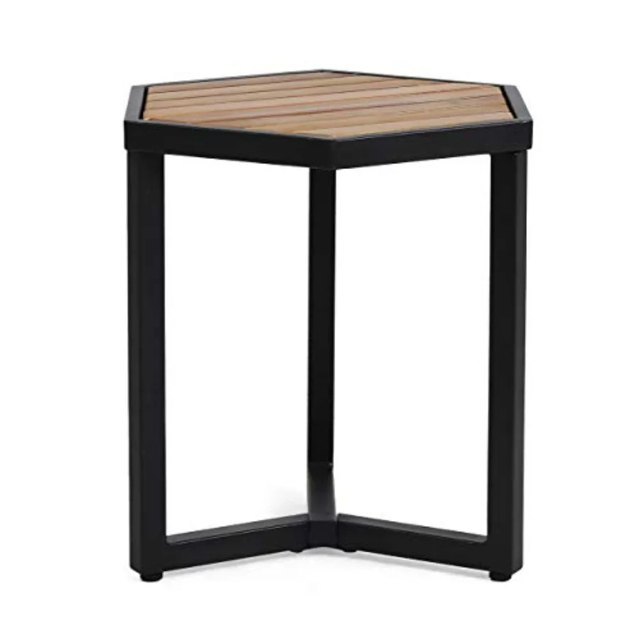 END Table, Black Metal + Teak
END Table, Black Metal + Teak