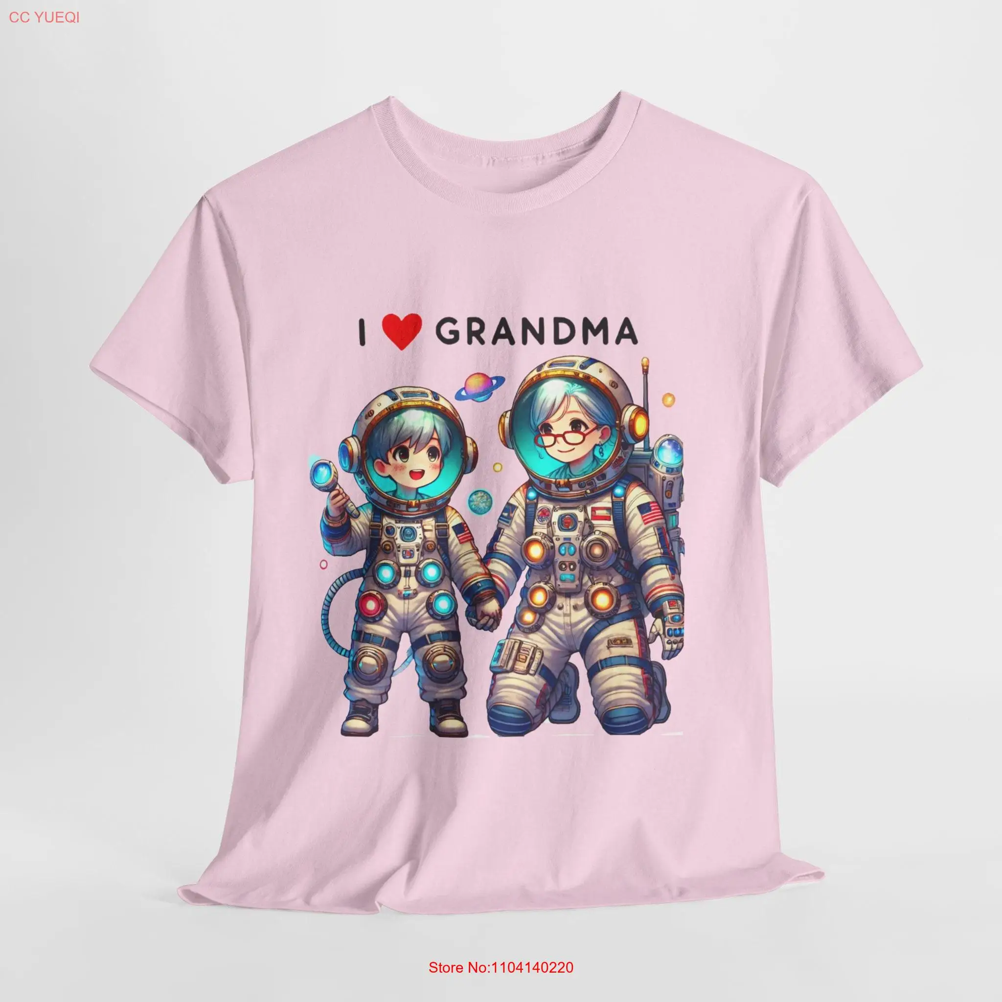 Cosmic Adventurers I Love Grandma Halloween Astronaut Family T Shirt long or short sleeves
Cosmic Adventurers I Love Grandma Halloween Astronaut Family T Shirt long or short sleeves