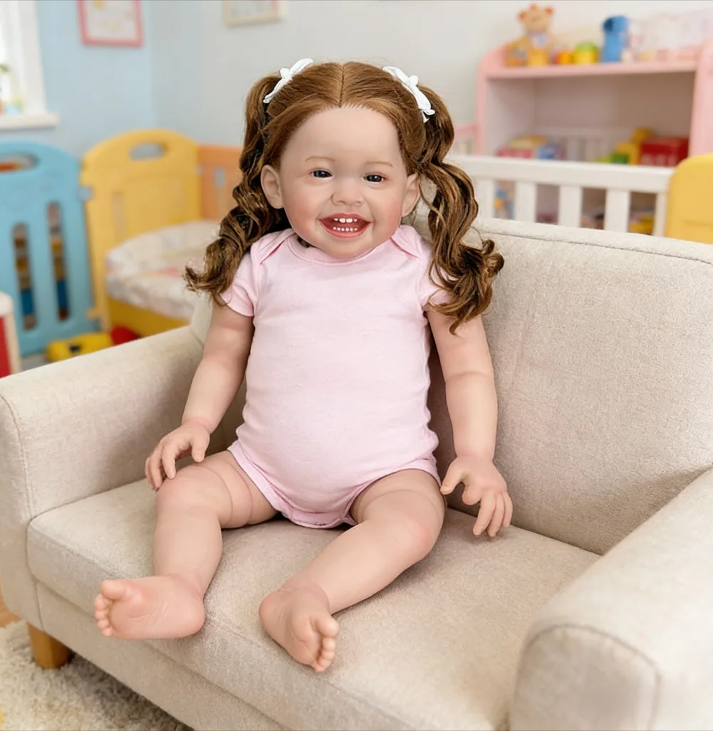 Кукла-реборн 60 см, большая, как настоящий малыш, «Наша счастливая малышка» Мила, принцесса, девочка, с видимыми венами, ручная работа, реалистичная, как настоящий младенец, Bonecas
Кукла-реборн 60 см, большая, как настоящий малыш, «Наша счастливая малышка» Мила, принцесса, девочка, с видимыми венами, ручная работа, реалистичная, как настоящий младенец, Bonecas