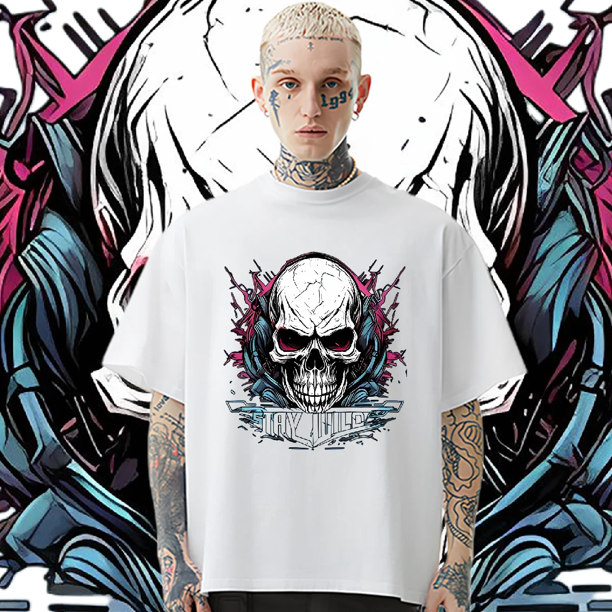 Hot Sale 2024 New European Tees Loose Big Size O-Neck Graphic Breathable T Shirt Hip-Hop DIY Funny T-shirt
Hot Sale 2024 New European Tees Loose Big Size O-Neck Graphic Breathable T Shirt Hip-Hop DIY Funny T-shirt