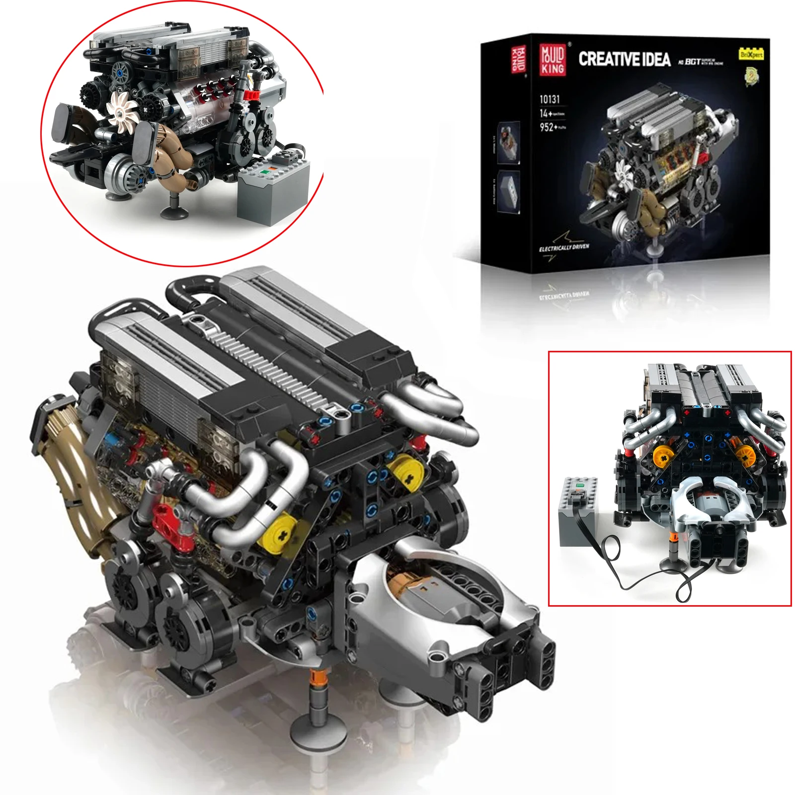 MOLD KING 10131 MOC BGT W16 с приводом двигателя, строительные блоки, набор моделей, технологический автомобильный двигатель, коллекционный подарок супер автомобиля
MOLD KING 10131 MOC BGT W16 с приводом двигателя, строительные блоки, набор моделей, технологический автомобильный двигатель, коллекционный подарок супер автомобиля