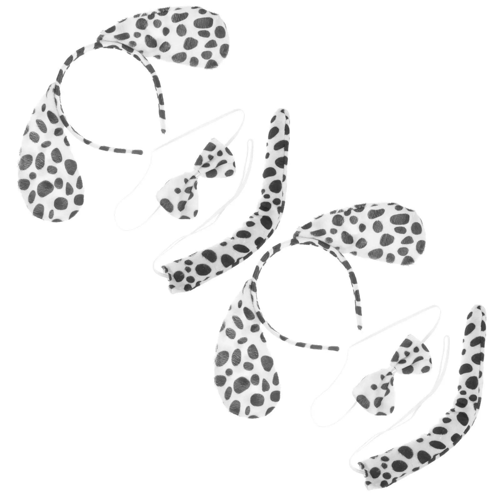 Spot Dog Dressup Headband Dalmatian Ear Tail Halloween Costume Party Accessories Stylish Bow Tie Cosplay Props For Adults Kids
Spot Dog Dressup Headband Dalmatian Ear Tail Halloween Costume Party Accessories Stylish Bow Tie Cosplay Props For Adults Kids