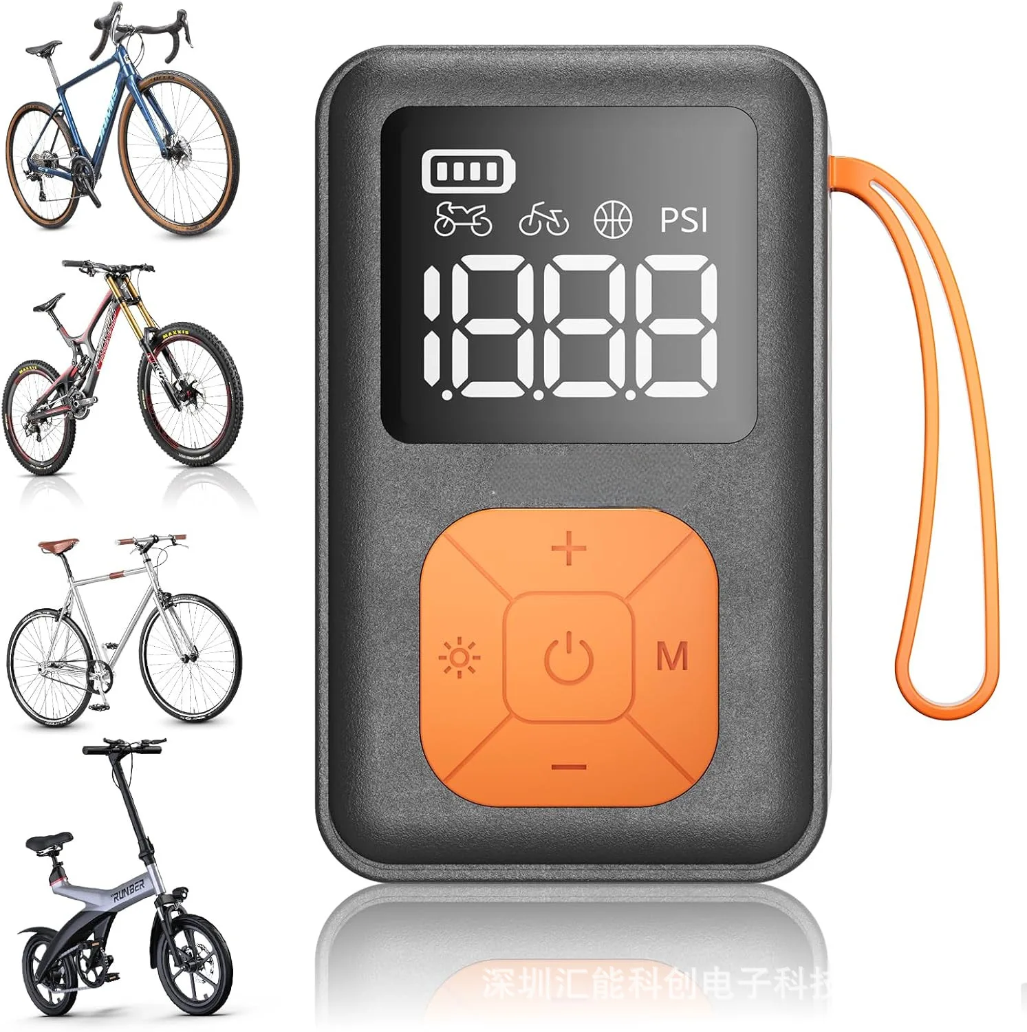 Mini Bike Pump, 150 PSI Portable Bicycle Pump with Gauge, 3X Faster & Auto Stop & Brushless Motor, Electric Bike Tire Pump
Mini Bike Pump, 150 PSI Portable Bicycle Pump with Gauge, 3X Faster & Auto Stop & Brushless Motor, Electric Bike Tire Pump