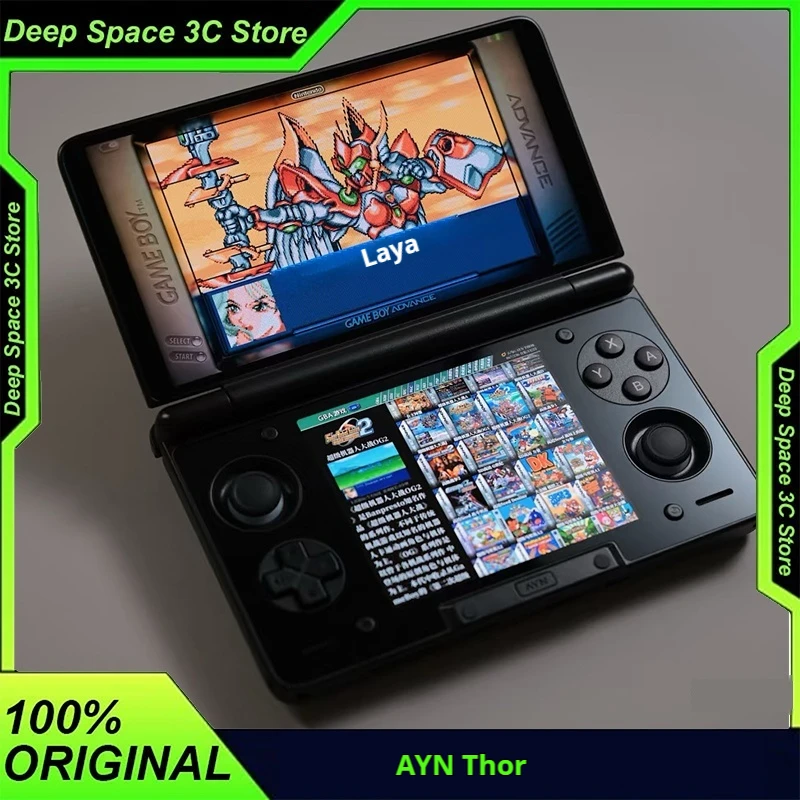 In Stock AYN Thor 6'' OLED Dual Screen Gaming Handheld Qualcomm Snapdragon CPU 6000mAh Battery Android13 Hall Stick Game Console
In Stock AYN Thor 6'' OLED Dual Screen Gaming Handheld Qualcomm Snapdragon CPU 6000mAh Battery Android13 Hall Stick Game Console