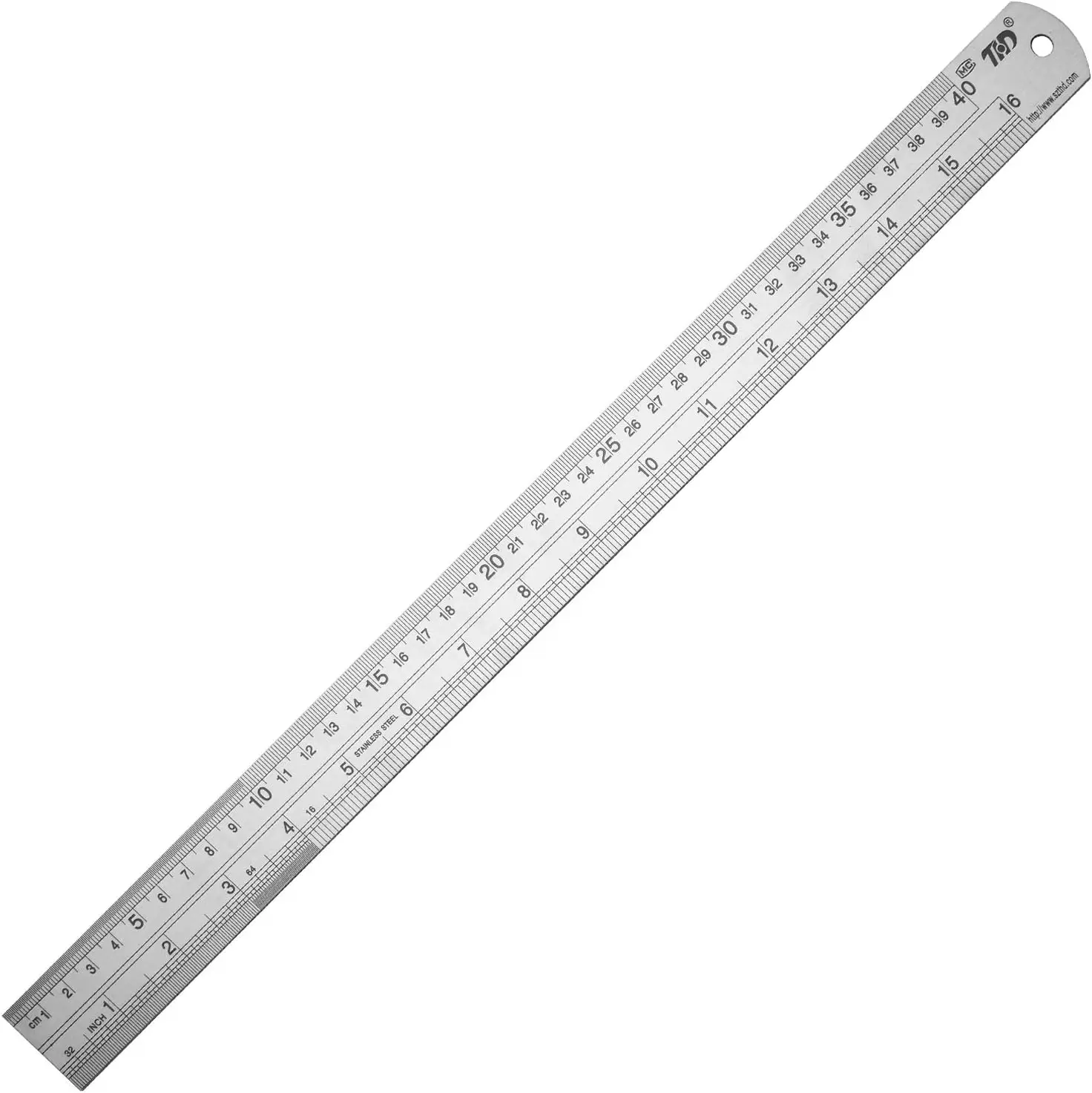 16 Inch Stainless Steel Ruler with Safety Edge for School Office Craft Measuring
16 Inch Stainless Steel Ruler with Safety Edge for School Office Craft Measuring