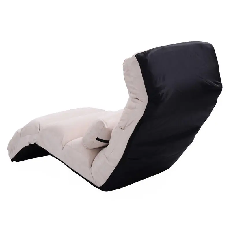 Folding Lazy Sofa Chair Stylish Sofa Couch Beds Lounge Chair W/Pillow-Beige
Folding Lazy Sofa Chair Stylish Sofa Couch Beds Lounge Chair W/Pillow-Beige