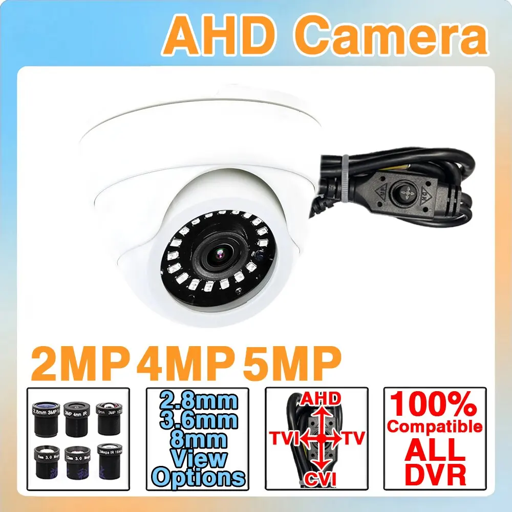 Classic White ALL DVR ✔CVBS/TVI/CVI AHD Dome Camera 4in1 1080P 4MP 5MP 4K Ultra HD Mini OSD Menu Indoor CCTV Surveillance System
Classic White ALL DVR ✔CVBS/TVI/CVI AHD Dome Camera 4in1 1080P 4MP 5MP 4K Ultra HD Mini OSD Menu Indoor CCTV Surveillance System