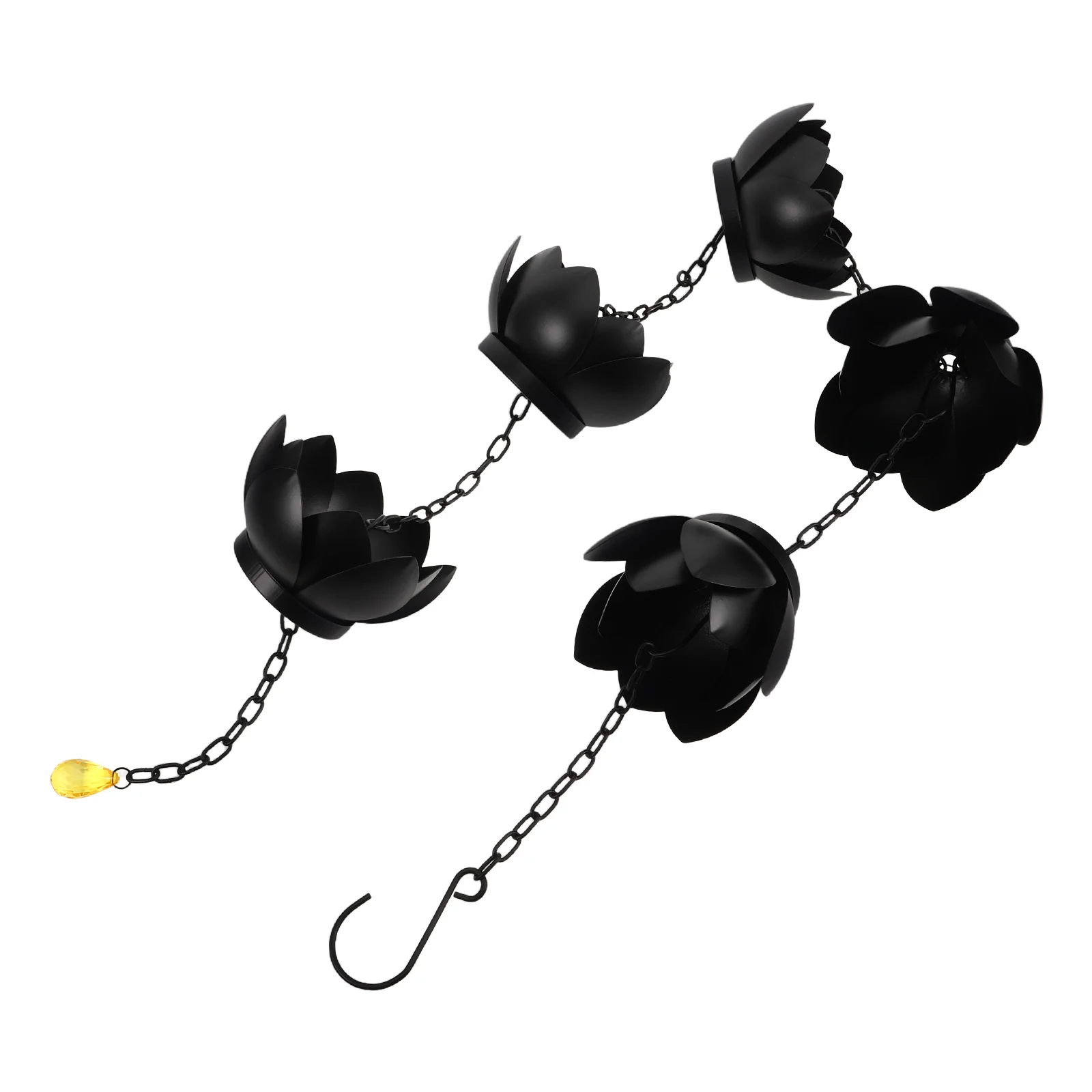 Lotus Rain Chain Metal Garden Decor Water Chains for Gutters Downspout Replacement Hanging Chains Outdoor Elegant Design
Lotus Rain Chain Metal Garden Decor Water Chains for Gutters Downspout Replacement Hanging Chains Outdoor Elegant Design