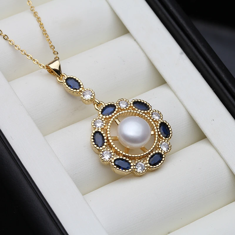 Beautiful White Freshwater Big Pearl Pendant for Women 925 Silver Necklace Fine Jewelry Blue Stone Wife Mother Gift
Beautiful White Freshwater Big Pearl Pendant for Women 925 Silver Necklace Fine Jewelry Blue Stone Wife Mother Gift