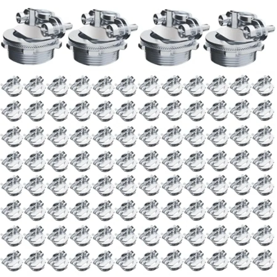 pcs 1/2" Clamp Type Cable Connectors, cable connector clamp Steel Connector for Metallic Conduit Protect Cables Silver-Zinc
pcs 1/2" Clamp Type Cable Connectors, cable connector clamp Steel Connector for Metallic Conduit Protect Cables Silver-Zinc