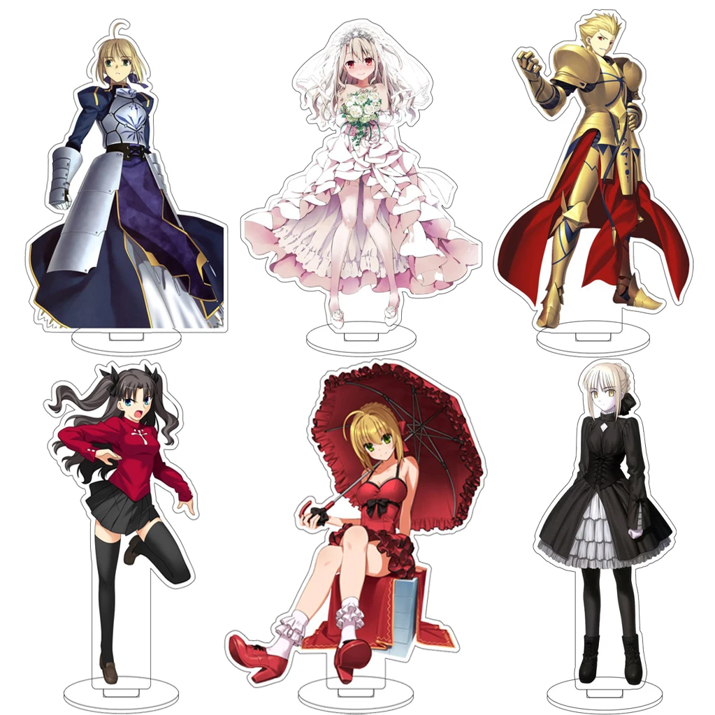 16CM Anime Fate/stay night Altria Pendragon Rin Tohsaka Illyasviel von Einzbern Cos Acrylic Figure Stand Ornaments Gifts
16CM Anime Fate/stay night Altria Pendragon Rin Tohsaka Illyasviel von Einzbern Cos Acrylic Figure Stand Ornaments Gifts