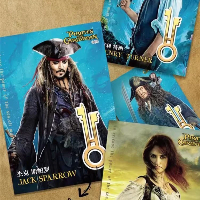 Pirates of the Caribbean Collection Card Captain Jack Movie Peripheral Card Anime Blind Box creative surprise Trendy toy
Pirates of the Caribbean Collection Card Captain Jack Movie Peripheral Card Anime Blind Box creative surprise Trendy toy