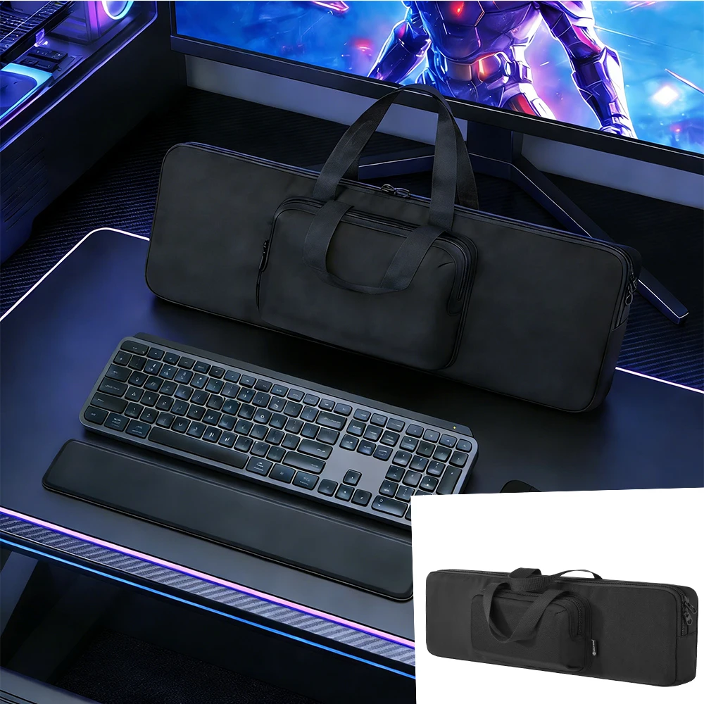 For Logitech MX Keys S/MX Keys Series Case 87-Key Keyboard Protective Storage Bag
For Logitech MX Keys S/MX Keys Series Case 87-Key Keyboard Protective Storage Bag
