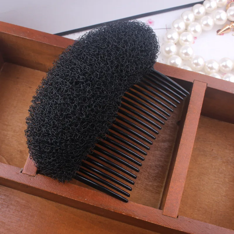 Black Elastic Net Sponge Hair Volume Boost Comb, Hidden Back Head Ponytail Fluffer Insert Comb, Practical Hair Root Lifter Styling Hairpin For Ladies Daily Commute Makeup Hairstyling
Black Elastic Net Sponge Hair Volume Boost Comb, Hidden Back Head Ponytail Fluffer Insert Comb, Practical Hair Root Lifter Styling Hairpin For Ladies Daily Commute Makeup Hairstyling