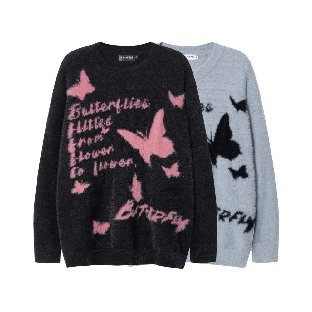 Anime Couple Knitwear Women Sweaters Men's Oversized Y2k Gothic Tops Korean Fashion Winter Clothes Streetwear Vintage Pullovers
Anime Couple Knitwear Women Sweaters Men's Oversized Y2k Gothic Tops Korean Fashion Winter Clothes Streetwear Vintage Pullovers