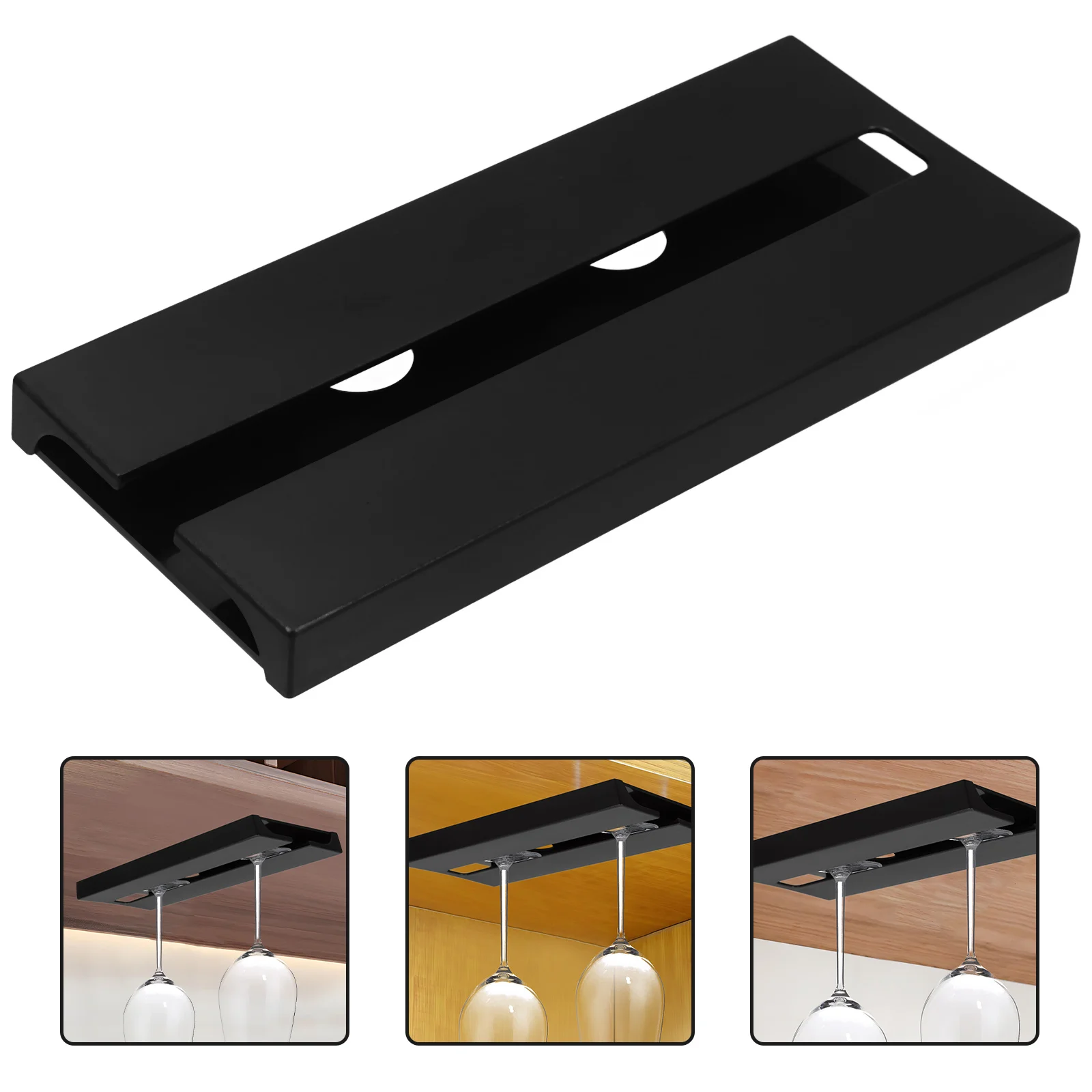 2 Pcs Glass Rack Kitchen Accessories Household Black Drinking Glasses Storage Organizer Bar Holder
2 Pcs Glass Rack Kitchen Accessories Household Black Drinking Glasses Storage Organizer Bar Holder