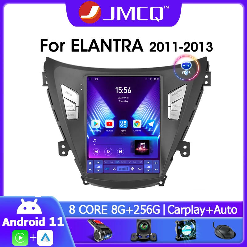 Автомобильный радиоприемник JMCQ, 9,7 дюйма, 2 Din, Android 11,0, для Hyundai Elantra Avante I35 2011-2013, мультимедийный видеоплеер, GPS, 4G, Carplay, головное устройство
Автомобильный радиоприемник JMCQ, 9,7 дюйма, 2 Din, Android 11,0, для Hyundai Elantra Avante I35 2011-2013, мультимедийный видеоплеер, GPS, 4G, Carplay, головное устройство
