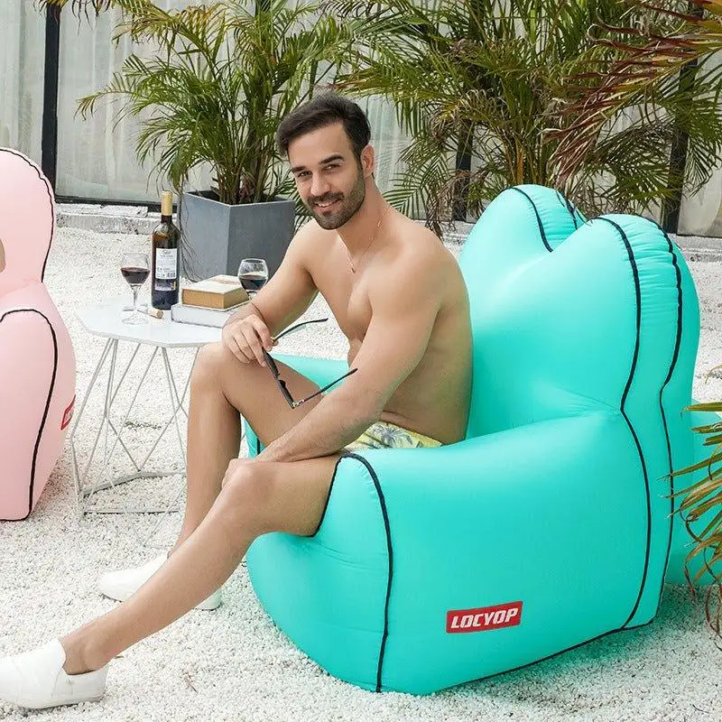 Inflatable Lounger Air Sofa Waterproof Anti Air Leaking Design Ideal Couch Beach Traveling Camping Picnics Music Festivals
Inflatable Lounger Air Sofa Waterproof Anti Air Leaking Design Ideal Couch Beach Traveling Camping Picnics Music Festivals
