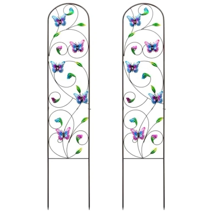Set of 2 Metal Garden Trellis for Climbing Plants, Decorative Vegetables Flowers Vine Trellis for Outdoor Patio, 60'' H x 12.5'
Set of 2 Metal Garden Trellis for Climbing Plants, Decorative Vegetables Flowers Vine Trellis for Outdoor Patio, 60'' H x 12.5'