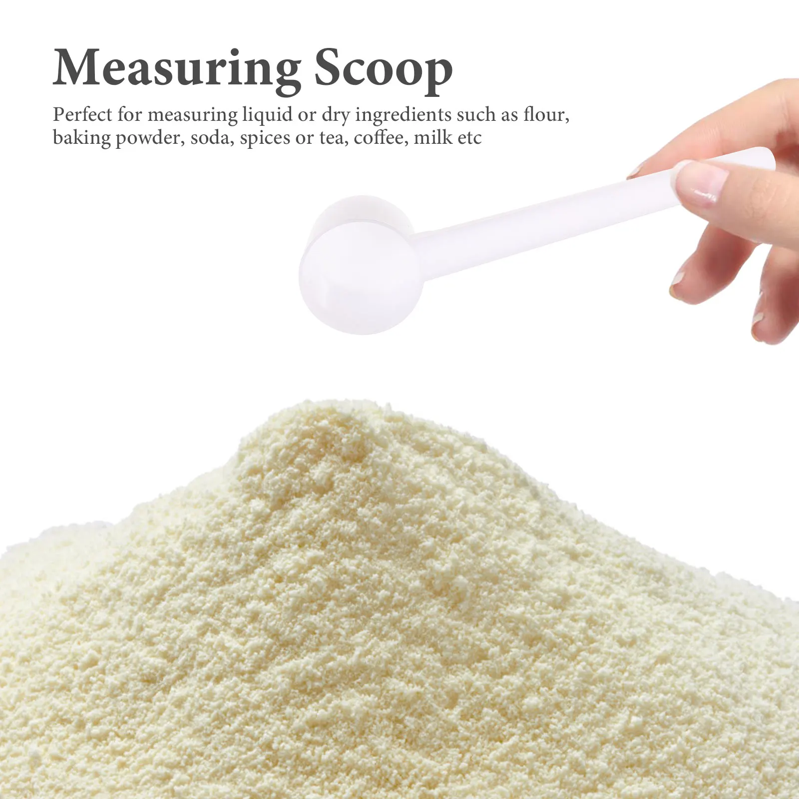 100pcs Milk Measuring Scoop for Formula Coffee Stir Kitchen Adjustable Shakes Plastic Safe Easy Clean
100pcs Milk Measuring Scoop for Formula Coffee Stir Kitchen Adjustable Shakes Plastic Safe Easy Clean