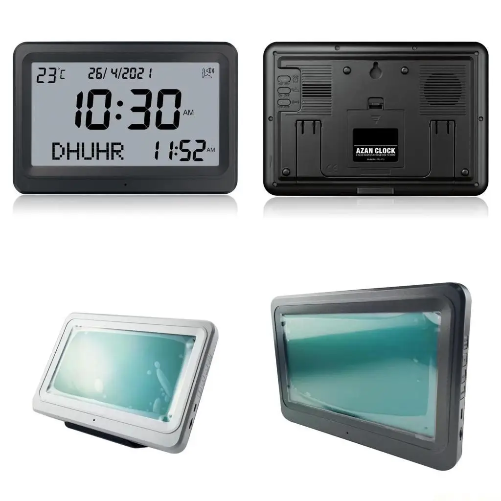 M5TD Larger LED Screen Azan Clock 8 Athan Sounds Multi-languages Prayer Alarm Clock
M5TD Larger LED Screen Azan Clock 8 Athan Sounds Multi-languages Prayer Alarm Clock