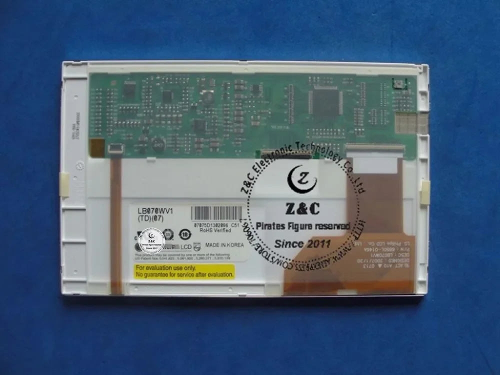 LB070WV1(TD)(07) LB070WV1-TD07 Оригинальный 7-дюймовый ЖК-дисплей для промышленного оборудования
LB070WV1(TD)(07) LB070WV1-TD07 Оригинальный 7-дюймовый ЖК-дисплей для промышленного оборудования