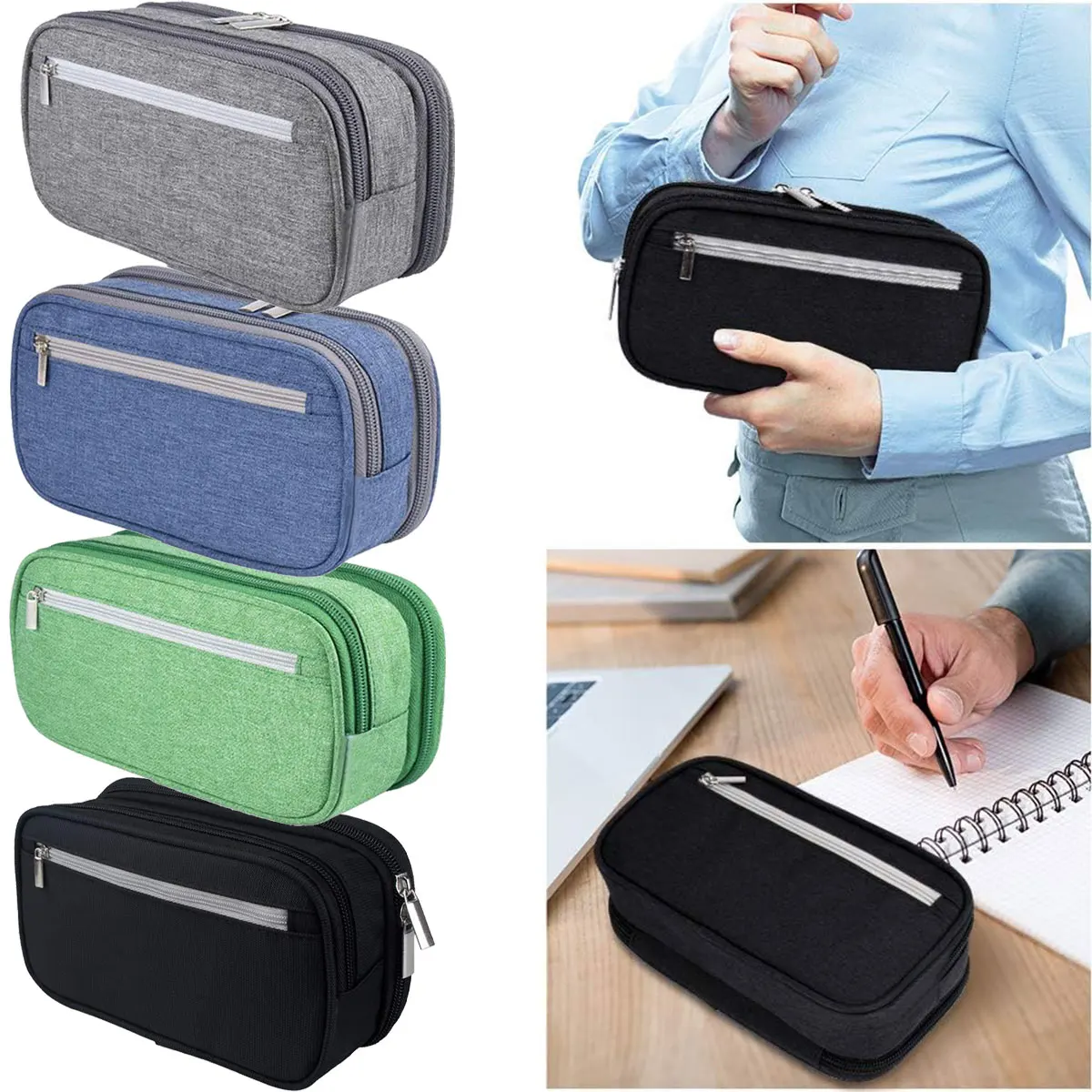1 Pcs Men Women Vintage Wristlet Bag Black/Grey/Blue Pure Color Small Bag Vintage Cellphone Storage Bag Handbags Supplies
1 Pcs Men Women Vintage Wristlet Bag Black/Grey/Blue Pure Color Small Bag Vintage Cellphone Storage Bag Handbags Supplies