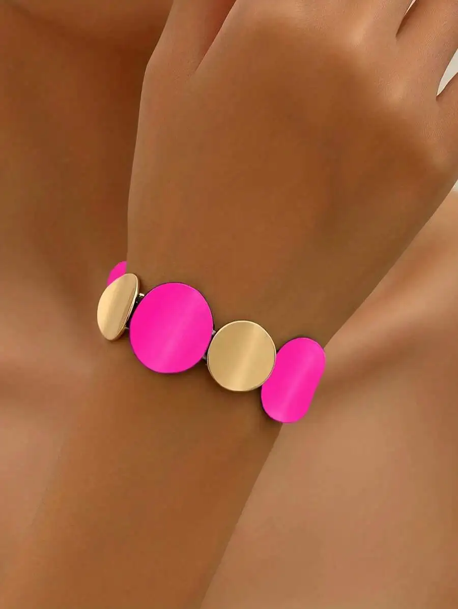 Creative Geometric Circular Contrast Color Stretch Bracelet For Women Daily Party Wear
Creative Geometric Circular Contrast Color Stretch Bracelet For Women Daily Party Wear