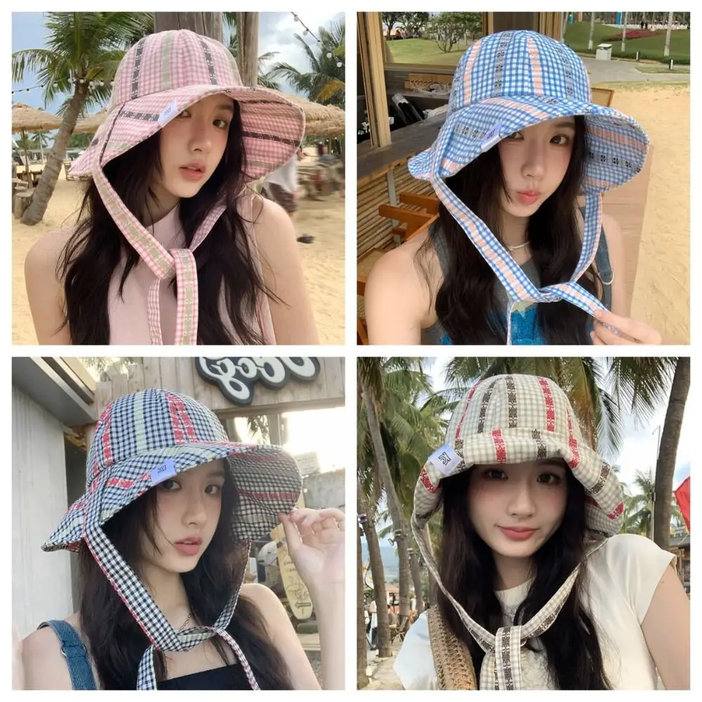 Plaid Pattern Polyester Fisherman Hat Breathable Big Brim UV Protection Hat Quick-dry Sun Hat Mountaineering
Plaid Pattern Polyester Fisherman Hat Breathable Big Brim UV Protection Hat Quick-dry Sun Hat Mountaineering