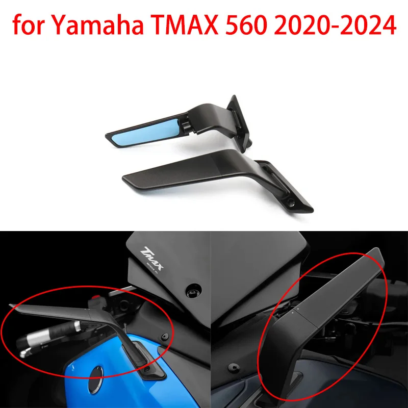New Motorcycle Rear View Mirrors Adjustable Aluminum Mirror Accessories for Yamaha TMAX 560 2020 2021 2022 2023 2024
New Motorcycle Rear View Mirrors Adjustable Aluminum Mirror Accessories for Yamaha TMAX 560 2020 2021 2022 2023 2024