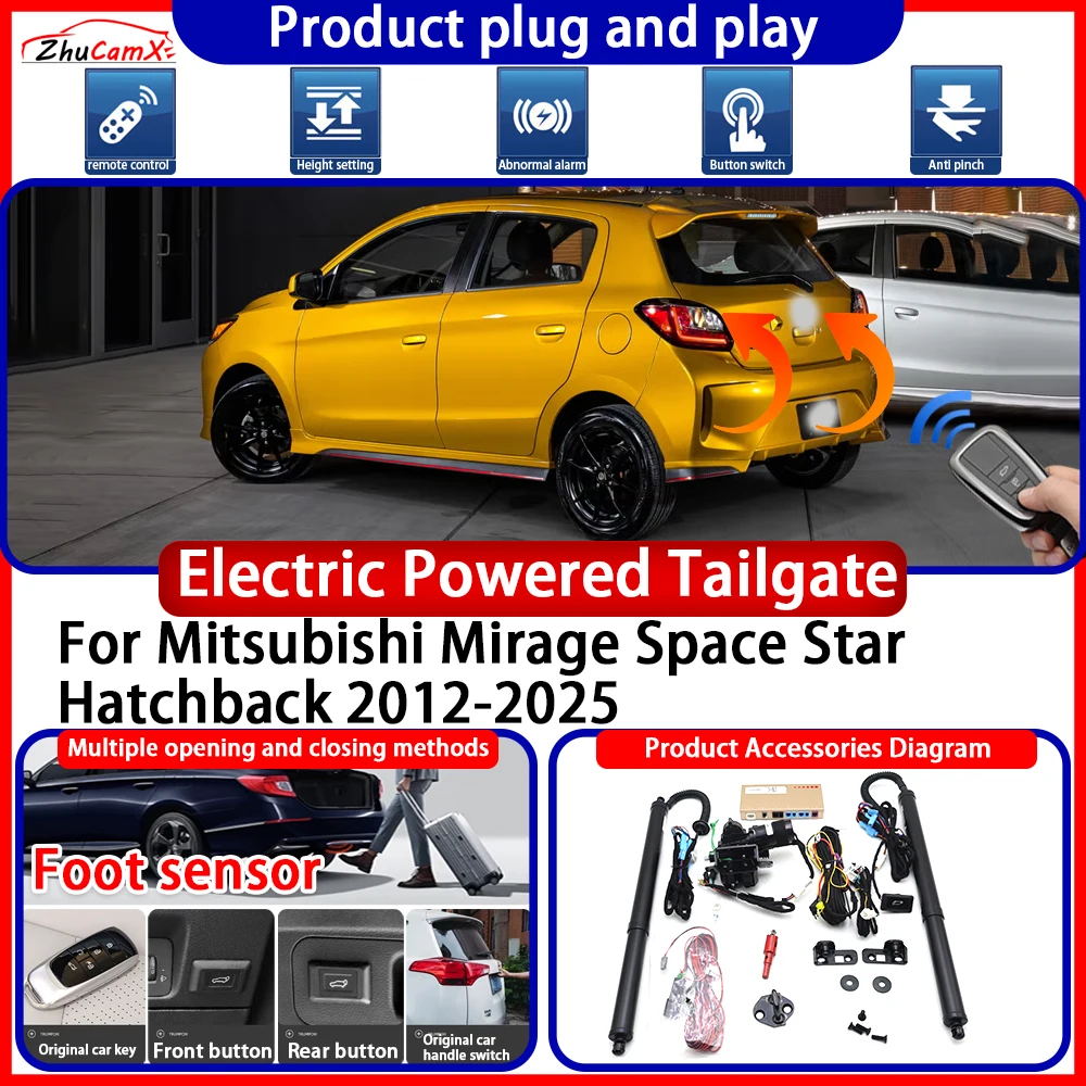 OEM Powered Tailgate for Mitsubishi Mirage Space Star Hatchback 2012-2025 anti pinch Smart Intelligent Control Gate Lift Kit
OEM Powered Tailgate for Mitsubishi Mirage Space Star Hatchback 2012-2025 anti pinch Smart Intelligent Control Gate Lift Kit