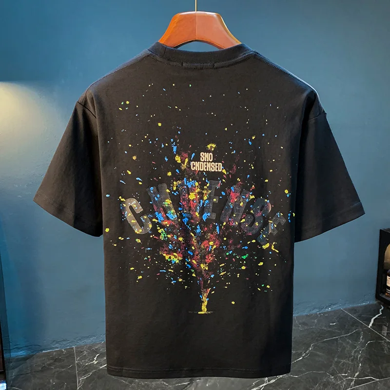 2025 Summer New Graffiti Painted Loose Short Sleeve T-shirt for Men 2025 Thin Casual Printed Half Sleeve Men's Clothing
2025 Summer New Graffiti Painted Loose Short Sleeve T-shirt for Men 2025 Thin Casual Printed Half Sleeve Men's Clothing