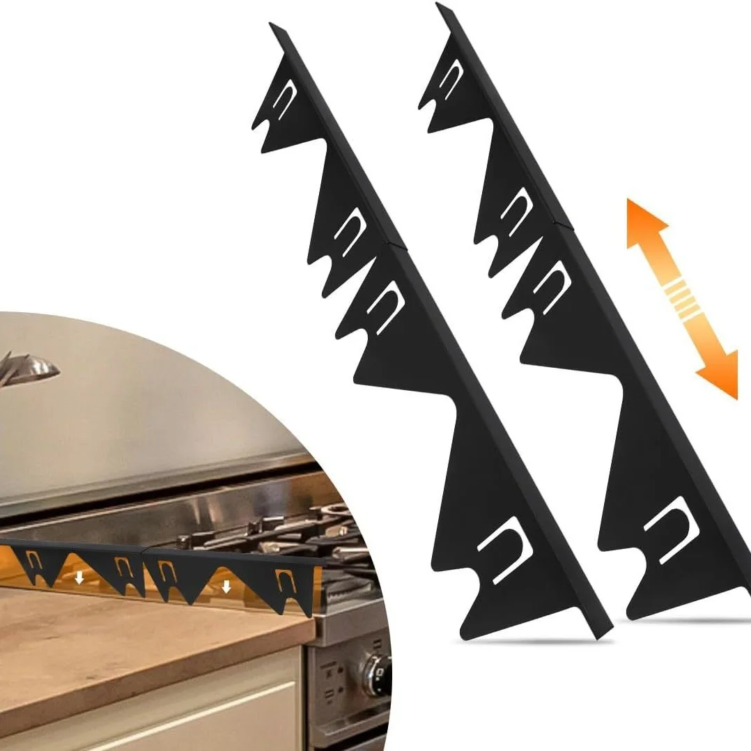 Versatile 2 Pair Stainless Steel Stove Covers, Stove Filler, Stove Guard
Versatile 2 Pair Stainless Steel Stove Covers, Stove Filler, Stove Guard