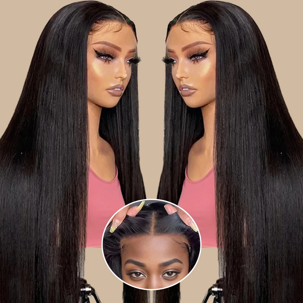 34 40 Inch Bone Straight 13x4 HD Lace Frontal Human Hair Wigs HD Transparent 13x6 Lace Frontal Wig For Brazilian Black Women
34 40 Inch Bone Straight 13x4 HD Lace Frontal Human Hair Wigs HD Transparent 13x6 Lace Frontal Wig For Brazilian Black Women