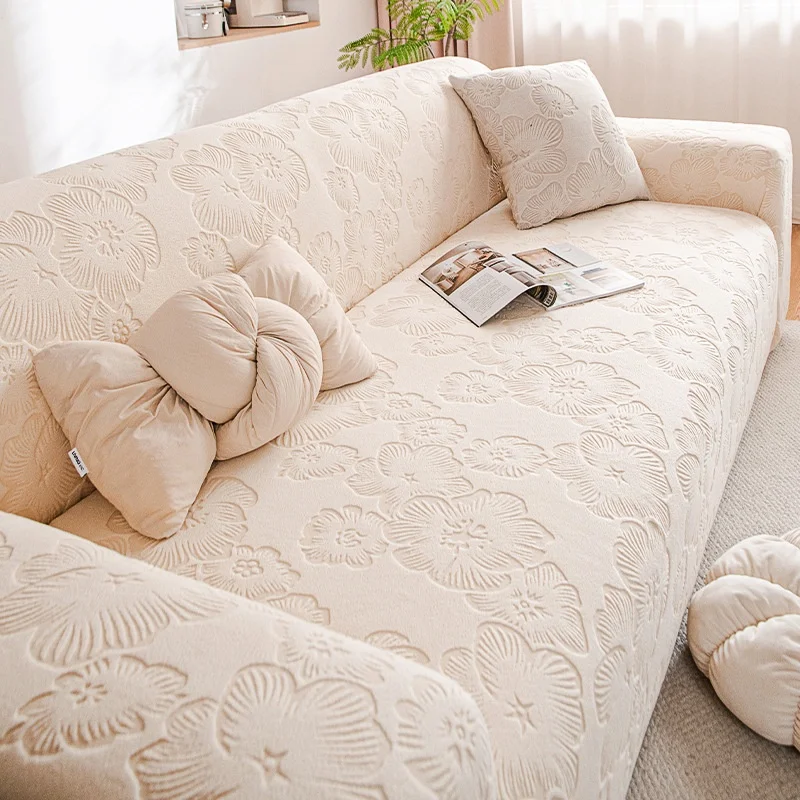 Flowers Jacquard Fleece Sofa Cover Universal Anti-cat Scratch Couch Cushion Covers All-Inclusive Non-slip Stretch Slipcover
Flowers Jacquard Fleece Sofa Cover Universal Anti-cat Scratch Couch Cushion Covers All-Inclusive Non-slip Stretch Slipcover