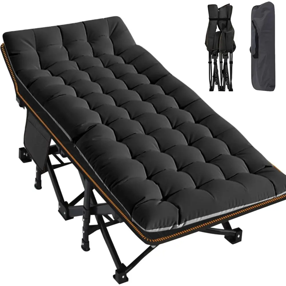 Oversized Folding Camping Cot for Adults, 78" x 32" XXL Heavy Duty Sleeping Cots for Adults Portable Sleeping Bed Outdoor Camp Cot with Mattress for Home Camp Office Nap
Oversized Folding Camping Cot for Adults, 78" x 32" XXL Heavy Duty Sleeping Cots for Adults Portable Sleeping Bed Outdoor Camp Cot with Mattress for Home Camp Office Nap