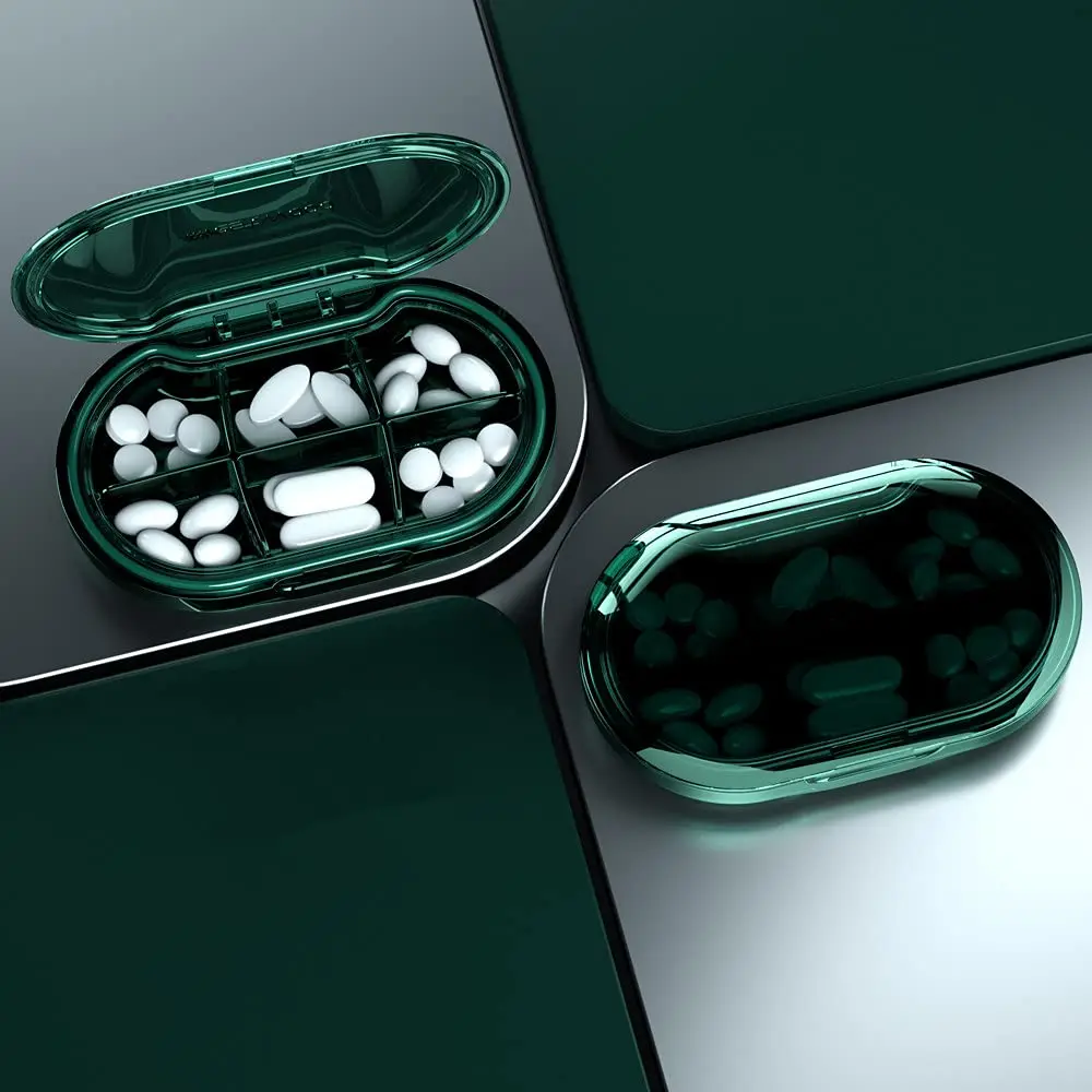 Waterproof Travel Pill Case With 4/6 Grids Compact Transparent Pill Container For On The Go Medication Management
Waterproof Travel Pill Case With 4/6 Grids Compact Transparent Pill Container For On The Go Medication Management