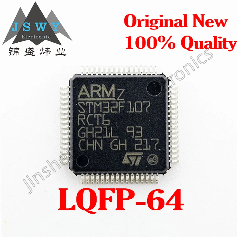 (1-50pcs) Original STM32F107RCT6 LQFP64 In stock ARM Cortex-M3 72MHz 256KB 32-bit MCU microcontroller Fast delivery
(1-50pcs) Original STM32F107RCT6 LQFP64 In stock ARM Cortex-M3 72MHz 256KB 32-bit MCU microcontroller Fast delivery