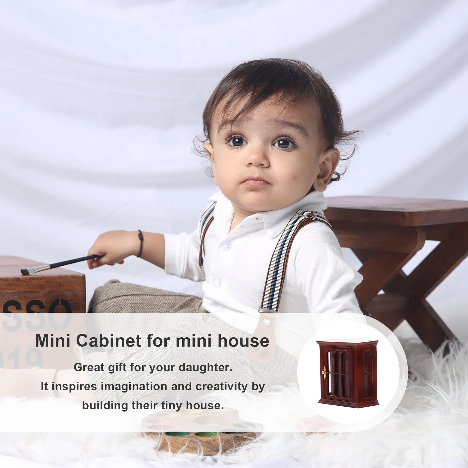 Miniature Cabinet for Mini House ABS Plastic Tiny Furniture Decorative Storage Unit for Micro Landscape Living Room Bedroom Wine
Miniature Cabinet for Mini House ABS Plastic Tiny Furniture Decorative Storage Unit for Micro Landscape Living Room Bedroom Wine