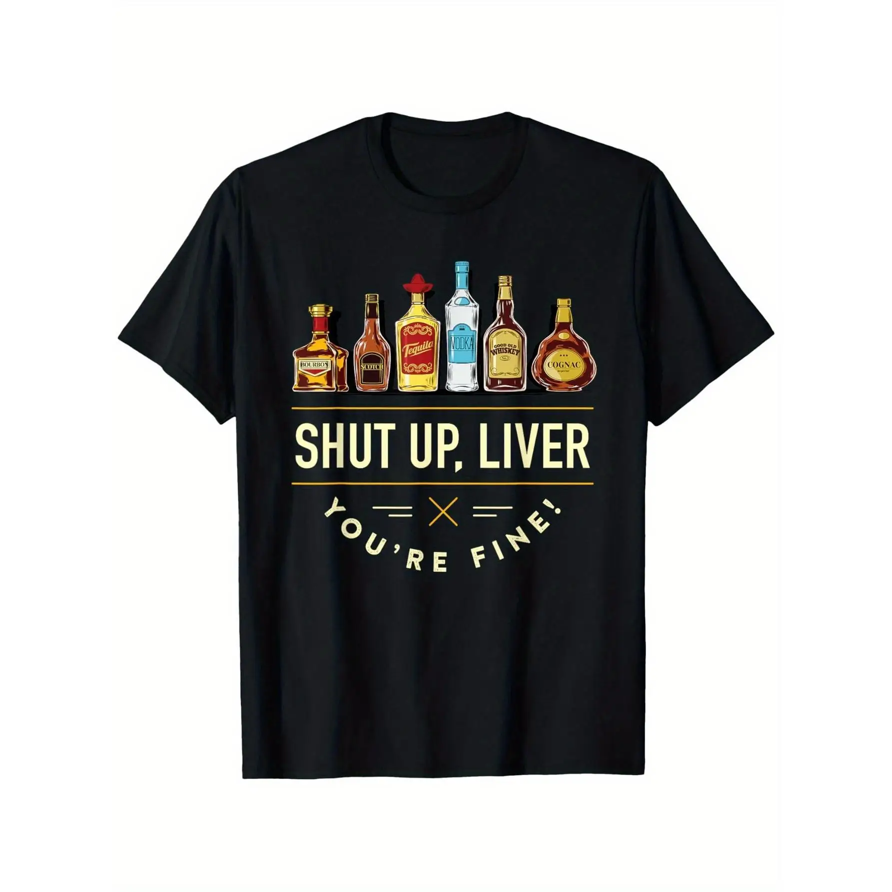 Funny Shut Up Liver T-Shirt, You're Fine Graphic Tee, Women's Men's Drinking Party Top, Cute Alcohol Lover Gag Gift Shirt
Funny Shut Up Liver T-Shirt, You're Fine Graphic Tee, Women's Men's Drinking Party Top, Cute Alcohol Lover Gag Gift Shirt