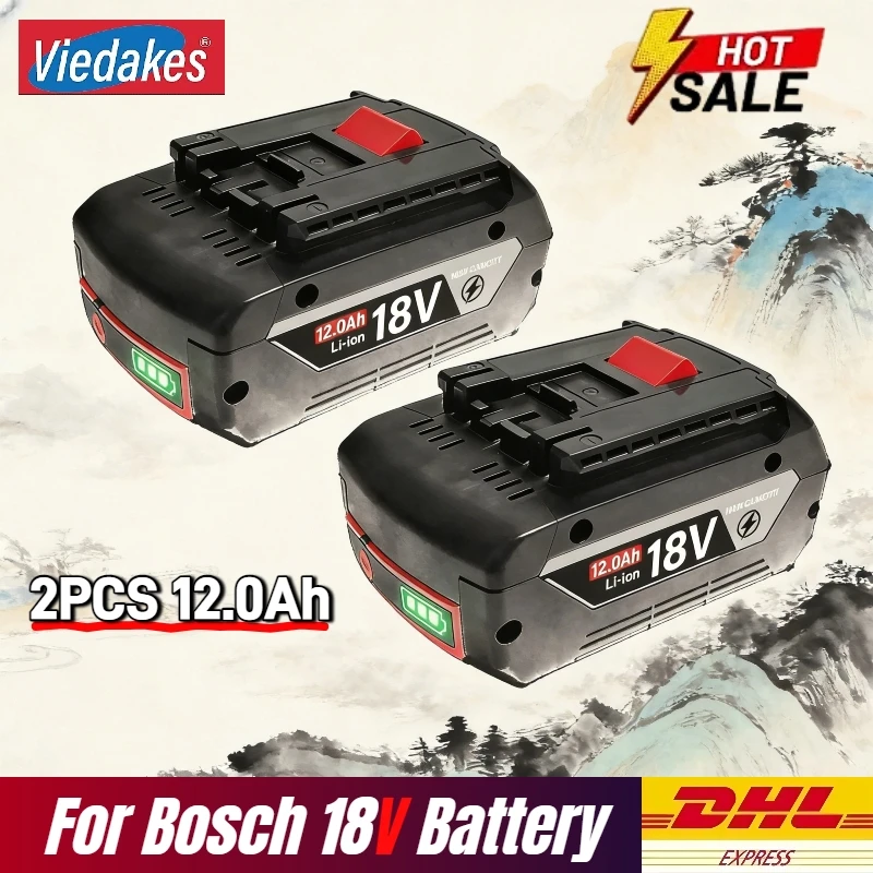 18V 12.0Ah Rechargeable Li-ion Battery, Professional 18V System⚡ for Bosch 18V battery Bat609 Bat618
18V 12.0Ah Rechargeable Li-ion Battery, Professional 18V System⚡ for Bosch 18V battery Bat609 Bat618